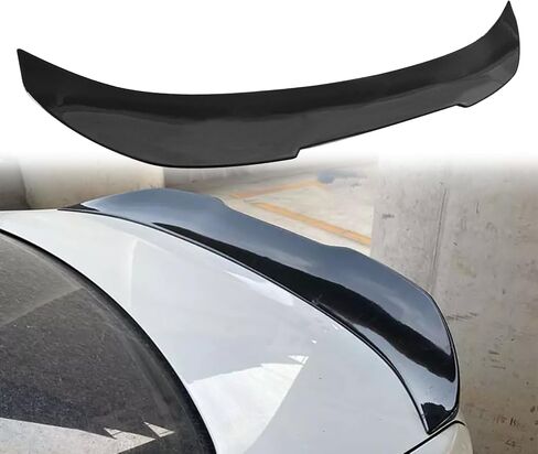 Rear Spoiler for BMW 2012-2018 F30 3 Series Sedan 2014-2019 F80 M3 Sedan M4 Style Rear Trunk Spoiler Lip Tail Wing Glossy Black (M4 Style) in Kuwait