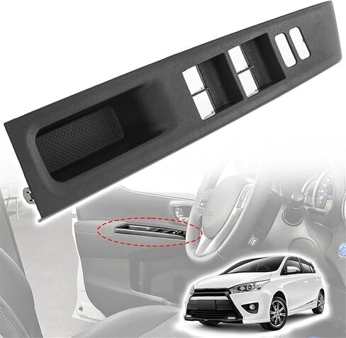 Car Left Front Window Switch Control Panel Cover 74232-52550 for Toyota Yaris 2012-2014 Car Accessorie in Saudi Arabia