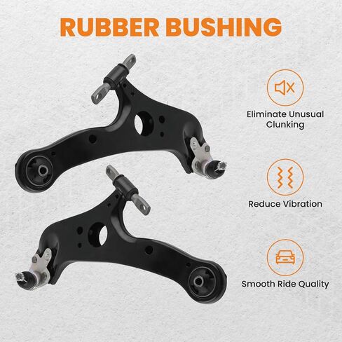 MaxPeedingRods 2pc ذراع التحكم السفلي الأمامي مع مفصل الكرة لتويوتا Sienna 2011-2020 ، K622035 K622036 Lower Control Arm Kit in Saudi Arabia