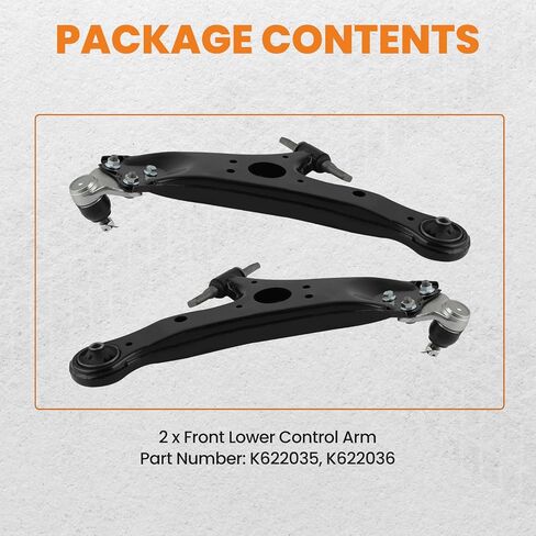 MaxPeedingRods 2pc ذراع التحكم السفلي الأمامي مع مفصل الكرة لتويوتا Sienna 2011-2020 ، K622035 K622036 Lower Control Arm Kit in Saudi Arabia