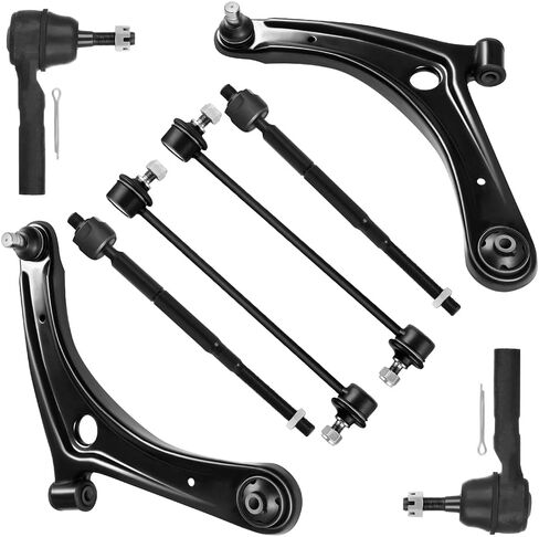 Scitoo 8pcs الأمامية السفلى للسيطرة على كرة الذراع التعليق مجموعة FIT 2007-2012 ل Dodge Caliber 2007-2017 لجيب Compass Patriot Sway Bar Link end K620066 K620065 in Saudi Arabia