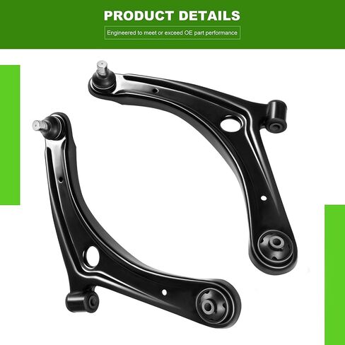Scitoo 8pcs الأمامية السفلى للسيطرة على كرة الذراع التعليق مجموعة FIT 2007-2012 ل Dodge Caliber 2007-2017 لجيب Compass Patriot Sway Bar Link end K620066 K620065 in Saudi Arabia
