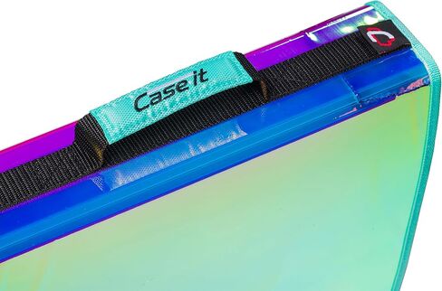 Case-it Monster Eye 2" O Zipper Binder w/Removable 5 Tab Expanding File, Nave Blue (M-276-ME Navy Blue) in Kuwait