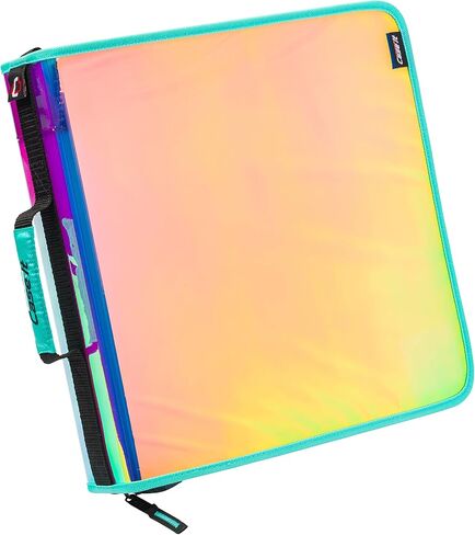 Case-it Monster Eye 2" O Zipper Binder w/Removable 5 Tab Expanding File, Nave Blue (M-276-ME Navy Blue) in Kuwait