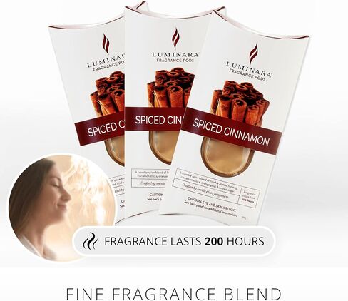 Luminara Fragrance Diffusing Pods, Set of 3 (Lavender), Natural Home Scent Refills, Air Purifying Reed Diffuser Alternative for Room Ambiance in Kuwait