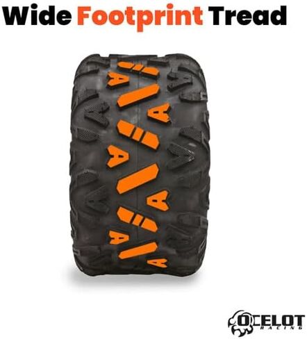 Ocelot Knight 18 × 9.5-8 ATV/UTV All-Terrain Tyre-الجر والتحكم الاستثنائي | ثقب وتآكل مقاومة | قبضة مثالية لتحسين القدرة على المناورة على الطرق الوعرة in Saudi Arabia