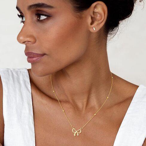 قلادة ذهبية للنساء ، قلادة قلادة مطلية بالذهب 14 ألف in Kuwait