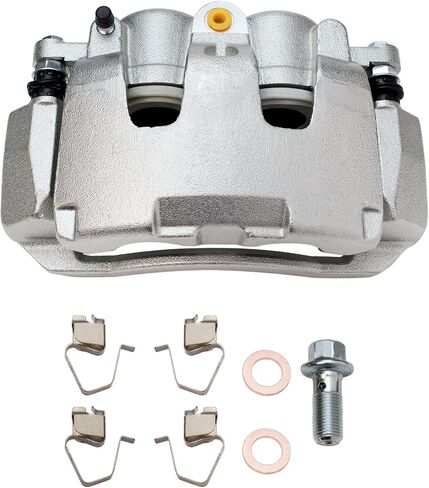 Detroit Axle - مجموعة الفرامل الأمامية لدودج رام 1500 كلاسيكي حفر وقطط فرامل دوارات الفرامل الفرجار البديلة بديلة الفرامل السيراميك in Saudi Arabia