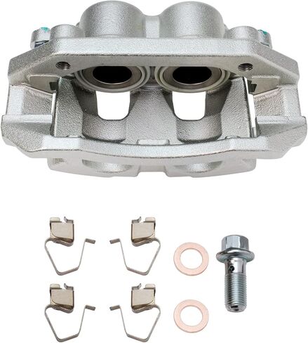 Detroit Axle - مجموعة الفرامل الأمامية لدودج رام 1500 كلاسيكي حفر وقطط فرامل دوارات الفرامل الفرجار البديلة بديلة الفرامل السيراميك in Saudi Arabia