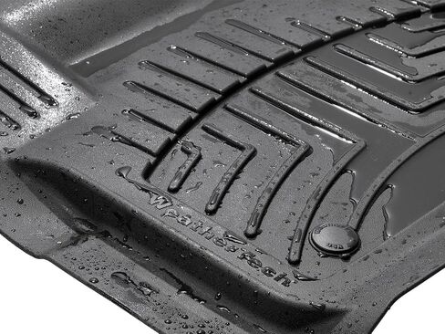 WeatherTech FloorLiner HP Custom Fit Floor Mats for Mazda CX-5-1st & 2nd Row (4411871IM-444192IM), Black in Saudi Arabia