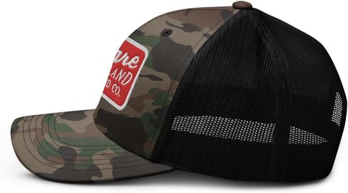 Kildare Island Surfboard Co Embroidered Adjustable Camo Camouflage Trucker Hat - Outer Banks Baseball Cap Gift in Saudi Arabia