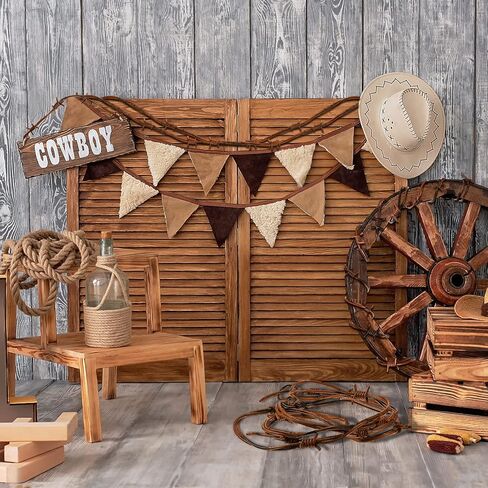 32 Foot Fake Rusted Barbed Wire Decoration 4 Pcs Halloween Plastic Barb Wire Decoration Prop Western Decor Rusty Western Party Decorations Cowboy Decor for Cowboy Western Party Decor (Black) in Kuwait