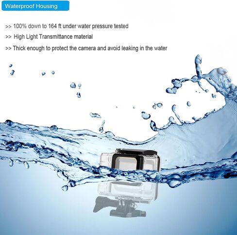 68-in-1 Accessory Kit for GoPro Hero 7 6 5 Black GoPro7 Action Camera Filter Frame Waterproof Housing Case Bundle 60A in Saudi Arabia