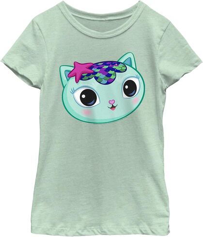 DreamWorks Gabby's Dollhouse Girl's Mercat Big Face T-Shirt in Saudi Arabia