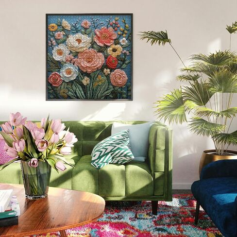 Tulips Flower Puzzles for Adults 1000 Pieces, Unique Floral Puzzle Art, Hard Plant Puzzle, Colorful Tulip Challenging Jigsaw Puzzles for Adults in Kuwait