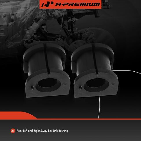 A-Premium 2 x Rear Sway Bar Bushing Kit, Compatible with Mitsubishi Outlander 2007-2013, Lancer 2008-2017 in Saudi Arabia