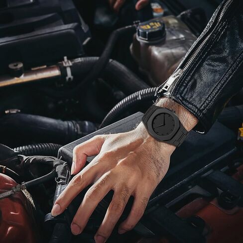 FANMIS Men's Anime-Inspired Fashion Sketch Wristwatch Minimalist Creative Wormhole Design Stylish and Durable Timepiece for Men's Sports Watch in Kuwait