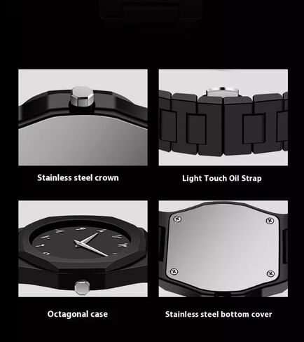 FANMIS Men's Anime-Inspired Fashion Sketch Wristwatch Minimalist Creative Wormhole Design Stylish and Durable Timepiece for Men's Sports Watch in Kuwait