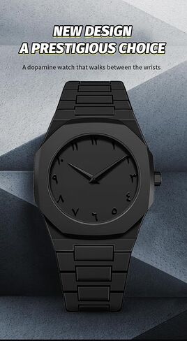 FANMIS Men's Anime-Inspired Fashion Sketch Wristwatch Minimalist Creative Wormhole Design Stylish and Durable Timepiece for Men's Sports Watch in Kuwait