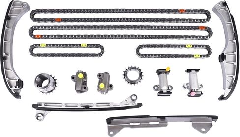 سلسلة توقيت مجموعة 13507-0P010 استبدال لعام 2009-2017 لكزس LX570 تويوتا TUNDRA Sequoia Land Cruiser 5.7L V8 DOHC 3URFE 13521-38020 13522-38020 13506-38020 13561-0S011 in Kuwait