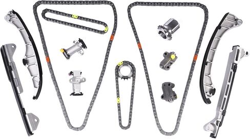 سلسلة توقيت مجموعة 13507-0P010 استبدال لعام 2009-2017 لكزس LX570 تويوتا TUNDRA Sequoia Land Cruiser 5.7L V8 DOHC 3URFE 13521-38020 13522-38020 13506-38020 13561-0S011 in Kuwait