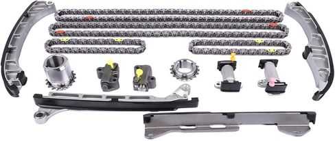 سلسلة توقيت مجموعة 13507-0P010 استبدال لعام 2009-2017 لكزس LX570 تويوتا TUNDRA Sequoia Land Cruiser 5.7L V8 DOHC 3URFE 13521-38020 13522-38020 13506-38020 13561-0S011 in Kuwait