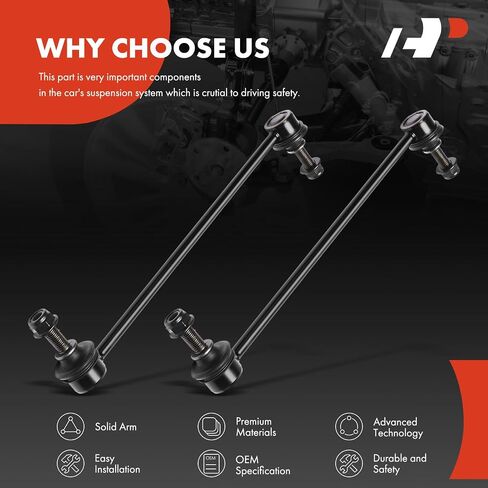 A-Premium 2 x Front Sway Bar Links Stabilizer Bar Links, Compatible with Nissan Sentra 2020 2021 2022 2023 2024 in Saudi Arabia