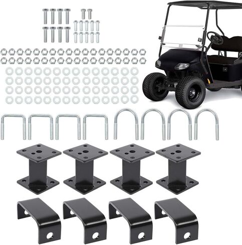 GRAND ORANGE 4 inch Full lift kit Compatible With EZGO Golf Cart Marathon Electric 1975-1993 22" Tires in Saudi Arabia