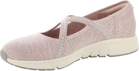Skechers Modern Comfort Women Women النسائية مارثا ستيوارت آرك آرك لويف ميدو ووك ليفر ، روز ، 7.5 in Kuwait