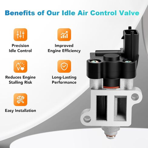 NPAUTO Idle Air Control Valve Compatible with Hyundai Accent Kia Rio Rio5 2006 2007 2008 2009 2010 2011, 1.6L L4 AC587 in Saudi Arabia