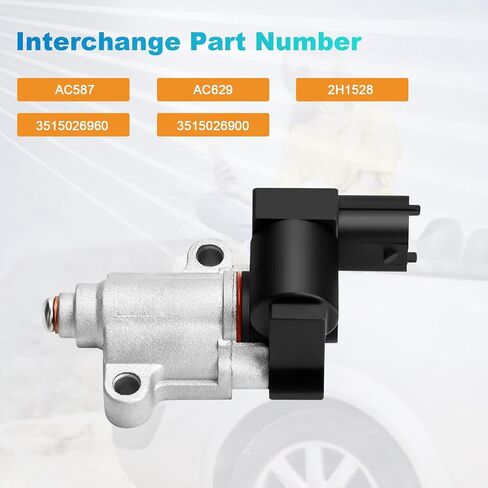 NPAUTO Idle Air Control Valve Compatible with Hyundai Accent Kia Rio Rio5 2006 2007 2008 2009 2010 2011, 1.6L L4 AC587 in Saudi Arabia