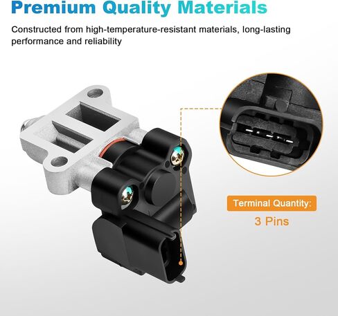 NPAUTO Idle Air Control Valve Compatible with Hyundai Accent Kia Rio Rio5 2006 2007 2008 2009 2010 2011, 1.6L L4 AC587 in Saudi Arabia