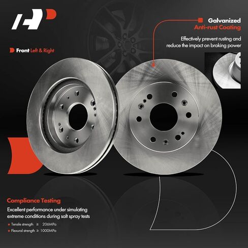 دوارات فرامل القرص الأمامية والخلفية A -Premium متوافقة مع طرازات Chevy و Cadillac و GMC - Silverado 1500 ، Suburban 1500 ، Escalade ، Tahoe ، Sierra 1500 ، Yukon ، Avalanche ، Escalade Esv in Saudi Arabia