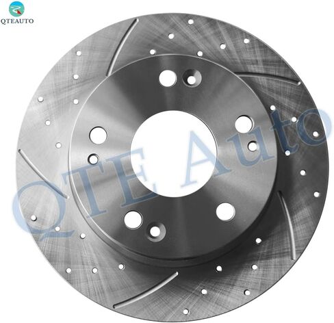 PM Auto Set of 4 Front 262mm-Rear 260mm Drilled Slotted Brake Disc Rotors For 2013 2014 Acura ILX in Saudi Arabia