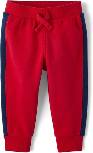 The Children's Place Baby Boys' and Toddler Fleece Jogger Pants, Grey Dino, 9-12 Months in Saudi Arabia