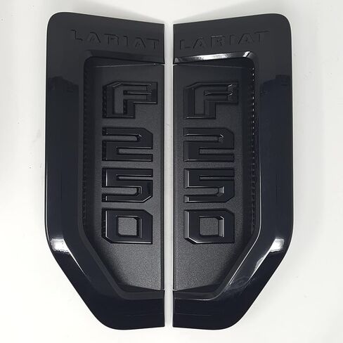 17 Thru 22 Super Duty F-250 Lariat Sport Blackout Package Black Fender Emblems KC3Z-16720-AA KC3Z-16720-AB in Saudi Arabia