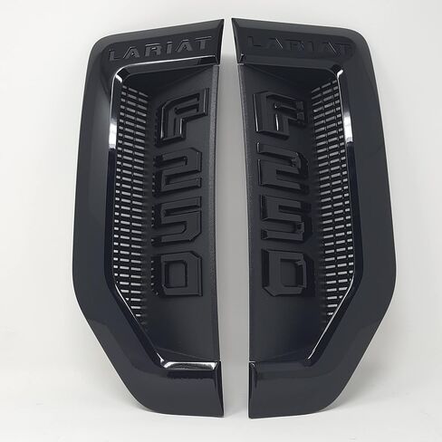 17 Thru 22 Super Duty F-250 Lariat Sport Blackout Package Black Fender Emblems KC3Z-16720-AA KC3Z-16720-AB in Saudi Arabia