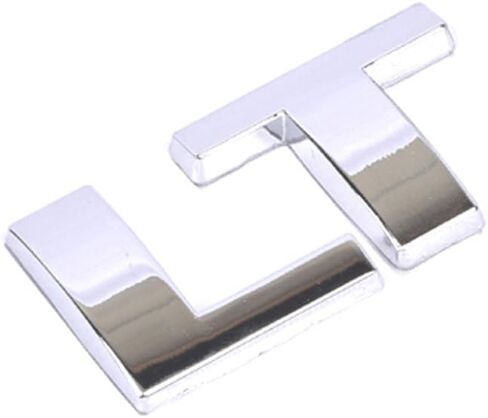 استبدال Aimoll لـ LT Letter Nameplate Metal Emblem ، Badge 2008-2015 Chevrolet Cruze Silverado Yukon Sierra (1PC Chrome) in Saudi Arabia