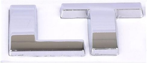 استبدال Aimoll لـ LT Letter Nameplate Metal Emblem ، Badge 2008-2015 Chevrolet Cruze Silverado Yukon Sierra (1PC Chrome) in Saudi Arabia