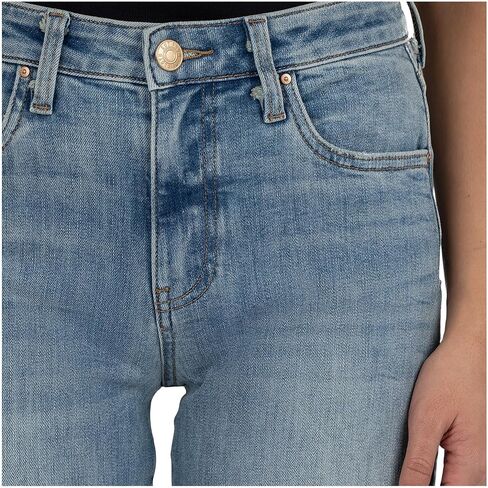 KUT from the Kloth Women's Petite Sienna Baggy Boyfriend Crop Roll Up Reg Hem in Saudi Arabia