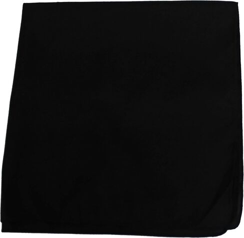 Pack of 48 Solid 100% Cotton Unisex Bandanas - Bulk Wholesale in Kuwait