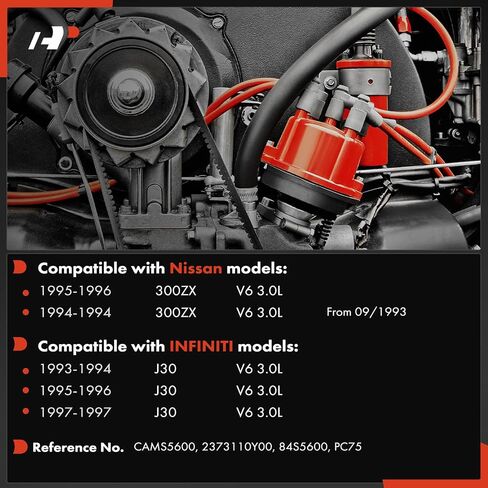 A-Premium Crankshaft Position Sensor Compatible with Infiniti J30 1993-1997 & Nissan 300ZX 1994-1996, 3.0L in Saudi Arabia