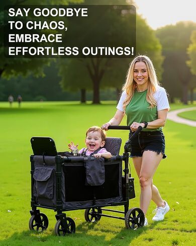 Upgraded Stroller Snack Tray for Wonderfold Wagon W4 Series - Kids Toy Placement - Faux Leather Sides - Easy to Clean - Deeper Cup Holder - Reinforced Sides in Saudi Arabia