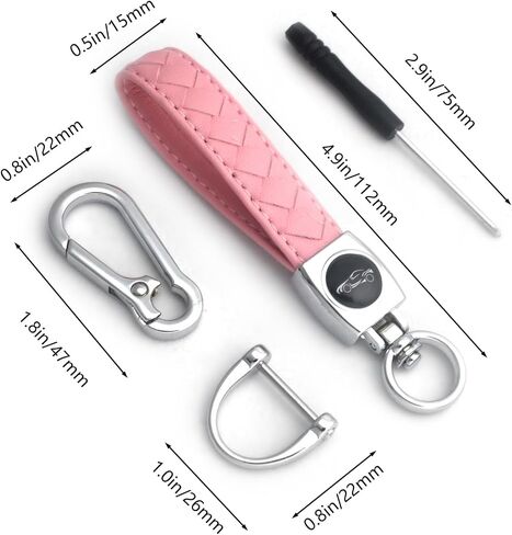 مفاتيح السيارة مفتاح Key -key key fob keychain سلسلة مفاتيح الجلود الثقيلة للرجال والنساء in Kuwait