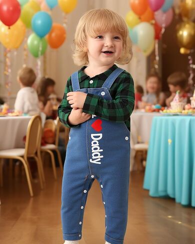 NZRVAWS ملابس للأطفال حديثي الولادة من NZRVAWS ملابس للرضع رومبير حيوانات مخطط لطيف من قماش الدنيم بذلة وزرة من عمر 0 ​​إلى 18 شهرًا in Kuwait