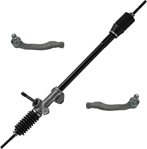 Detroit Axle - Front Rack & Pinion Kit for 88-91 Honda CRX Civic, Power Steering Rack and Pinion Outer Tie Rod Ends 1988 1989 1990 1991 Replacement in Saudi Arabia