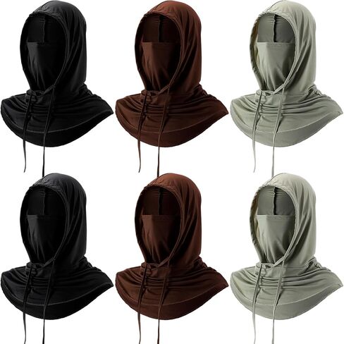 9 PCS تبريد Balaclava قناع الوجه التنفس القابل للرأس كامل قناع الحماية من أشعة الشمس غطاء غطاء الأشعة فوق البنفسجية للرجال النساء in Kuwait