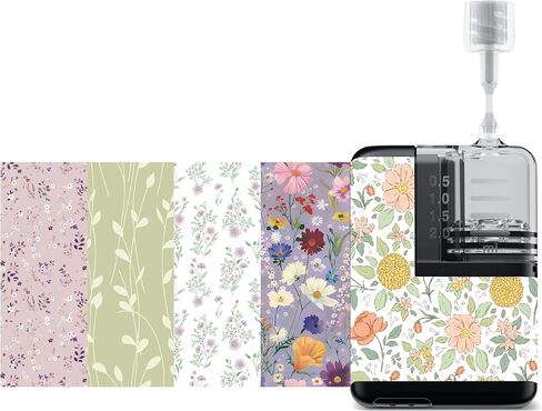 Glucomart Adhesive Pocket for Mobi (5 Count) – Maximum Strength Patches for Wearing Mobi Insulin Pump, Waterproof & Hypoallergenic (Vintage Floral Variety Pack) (Mobi Pocket) in Saudi Arabia