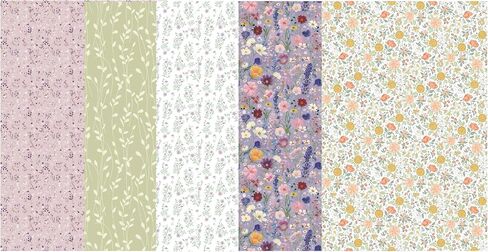 Glucomart Adhesive Pocket for Mobi (5 Count) – Maximum Strength Patches for Wearing Mobi Insulin Pump, Waterproof & Hypoallergenic (Vintage Floral Variety Pack) (Mobi Pocket) in Saudi Arabia