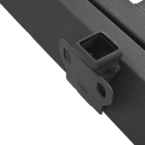 Rear Bumper&Adjustable Tire Carrier Compatible with 1984-2001 Jeep Cherokee XJ Models W/2" Hitch & 2XD-Rings Functional Rear Bumper Steel Powder Coated Black in Kuwait